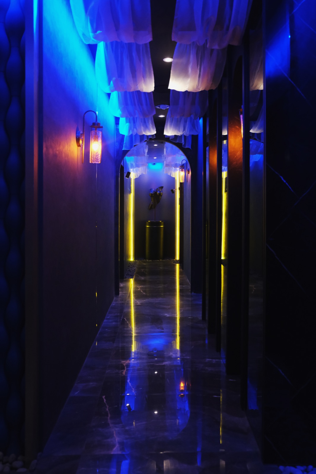 Koridor private room La Maroca Spa Kebayoran Baru Jakarta Selatan